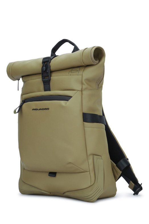 ZAINO ROLL-TOP IN TESSUTO PIQUADRO (CA6291C2OW)