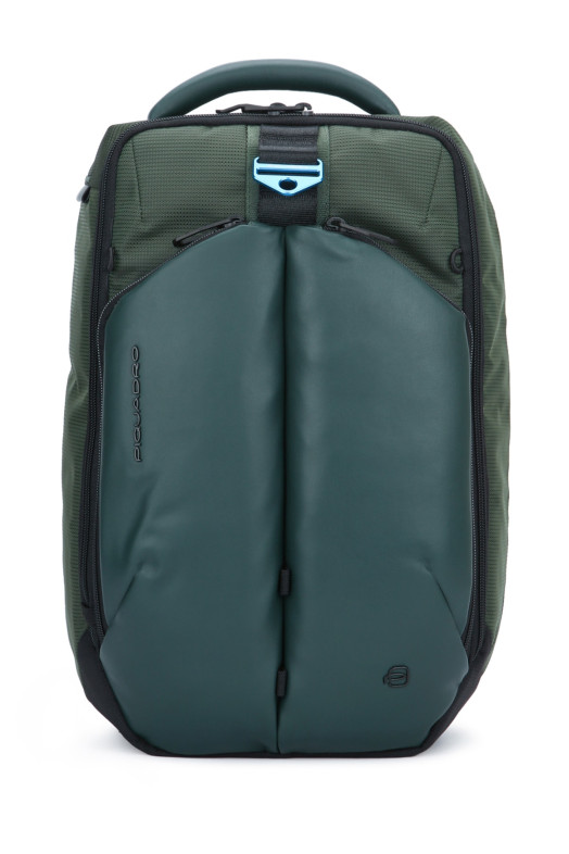 ZAINO PORTA PC 14'' 2 COMPARTI IN TESSUTO E MATERI Khaki PIQUADRO (CA6629S137)