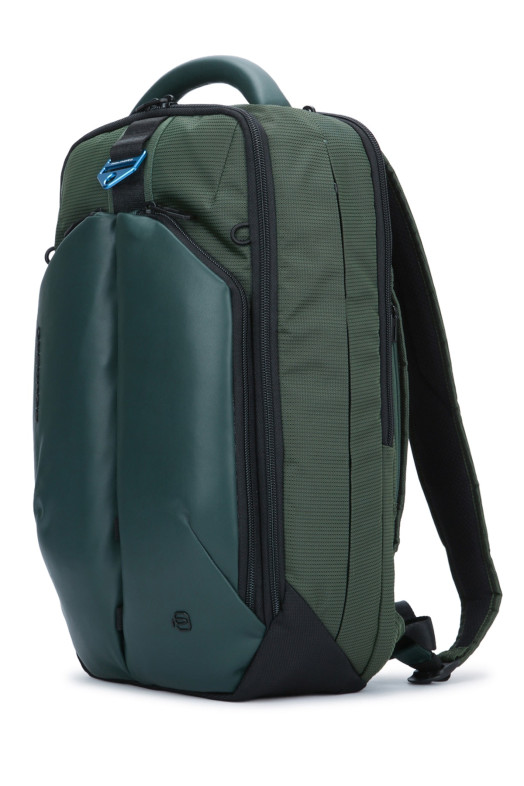 ZAINO PORTA PC 14'' 2 COMPARTI IN TESSUTO E MATERI Khaki PIQUADRO (CA6629S137)