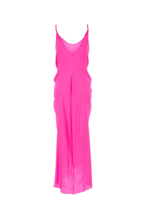 Шовкове плаття фуксії від JW ANDERSON (DR0503PG1897) J.W.ANDERSON