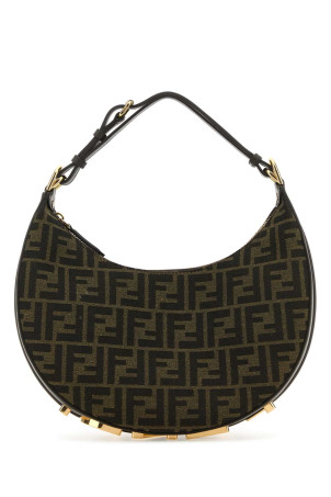 Embroidered fabric small Fendigraphy handbag FENDI (8BR798ALP3)