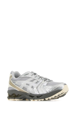 Сірі кросівки GEL-KAYANO 14 із сіткою та гумою, чорні, ASICS (1203A537)