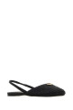 Black raffia ballerinas Black PRADA (1F370OF0052ACS)