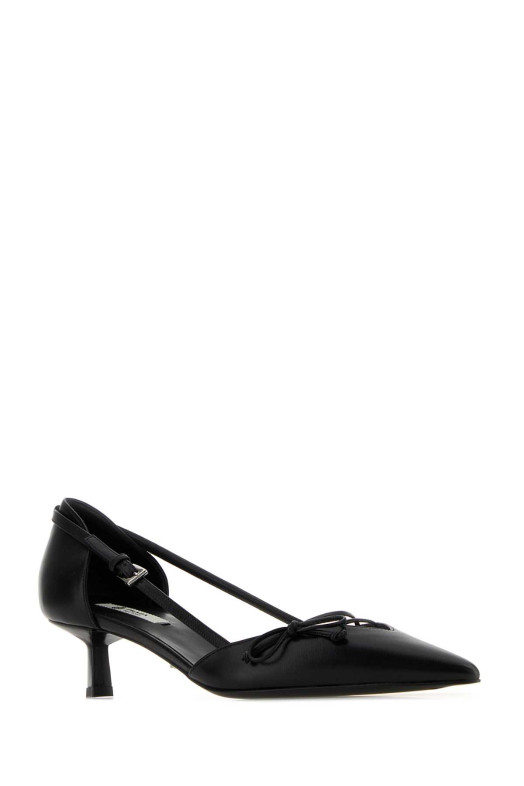 Black leather pumps Black PRADA (1I442OFB045011)