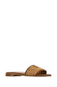 Brown raffia slippers PRADA (1XX758FB0102ACS)