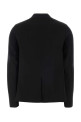 Black cotton blend and wool cardigan SACAI (2608436)