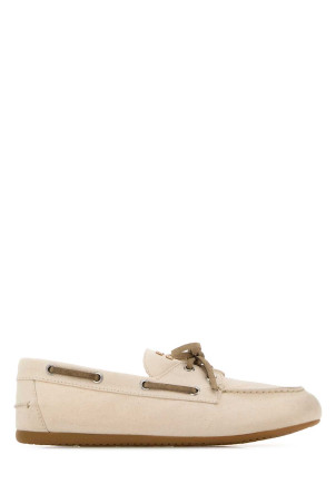 Лоферы MIU MIU из бежевой кожи (5D687EF005BVC)