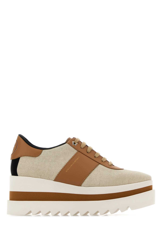 Beige canvas Sneak-Elyse sneakers STELLA McCARTNEY (810672E00283)