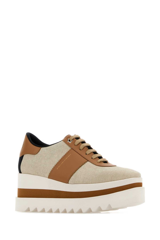 Beige canvas Sneak-Elyse sneakers STELLA McCARTNEY (810672E00283)