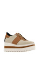 Beige canvas Sneak-Elyse sneakers STELLA McCARTNEY (810672E00283)