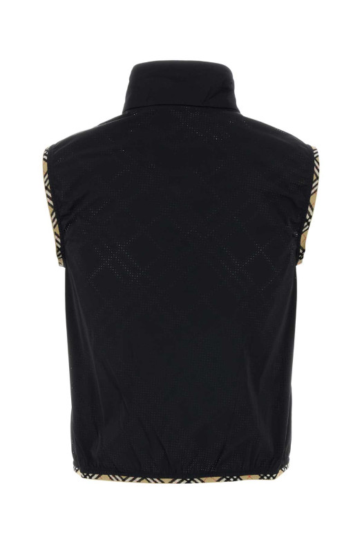 Черная безрукавка из эластичного нейлона, BURBERRY (8123500)