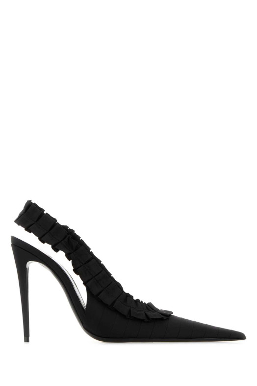 Black taffeta Madeleine pumps Black SAINT LAURENT (867272AAGJQ)