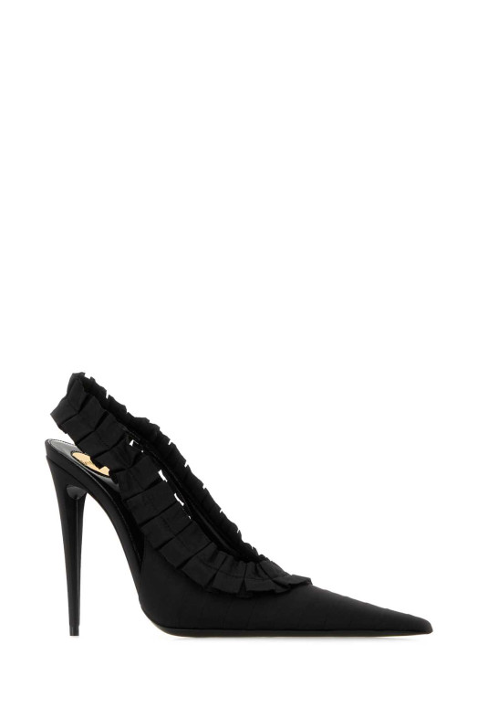 Black taffeta Madeleine pumps Black SAINT LAURENT (867272AAGJQ)