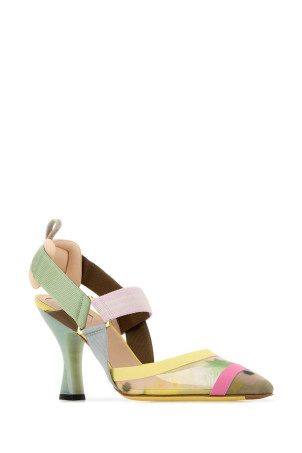 Багатокольорові сітчасті туфлі-човники Colibri від FENDI (8J6851AY1B)