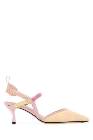 Туфли-лодочки FENDI из вышитого полотна Colibrì Lite (8J8963AWL9)