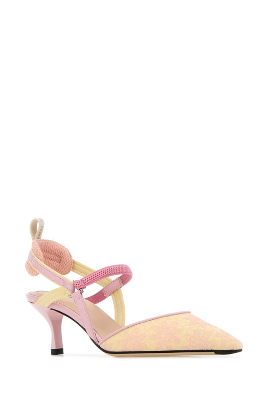 Туфли-лодочки FENDI из вышитого полотна Colibrì Lite (8J8963AWL9)