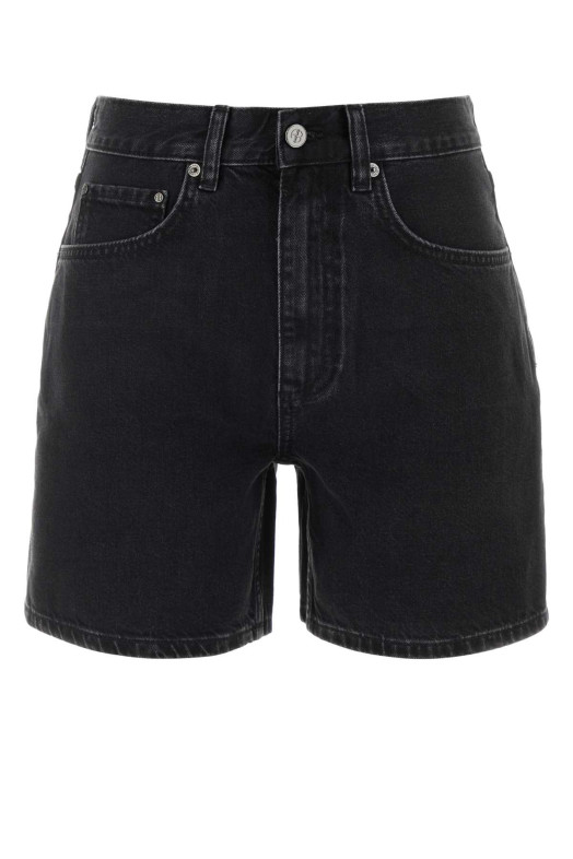 Black denim shorts ANINE BING (A0512435)