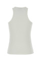 White stretch viscose Cole tank top ANINE BING (A0812206)