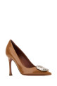 Camel leather Camelia 90 pumps Beige AMINA MUADDI (CAMELIAPUMP90)