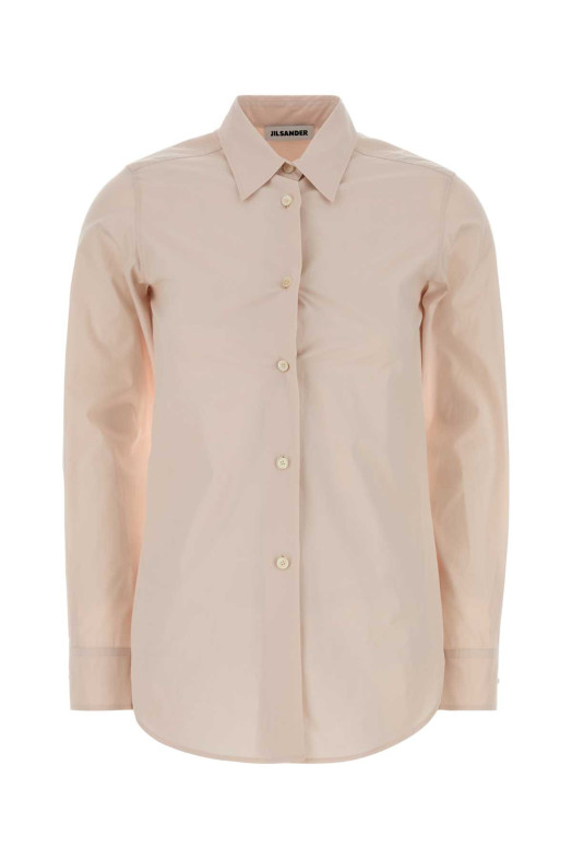 Сорочка з світло-рожевого попліну JIL SANDER (J03DL0222J45342)