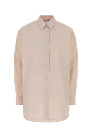 Світло-рожева сорочка оверсайз з попліну JIL SANDER (J03DL0223J45342)