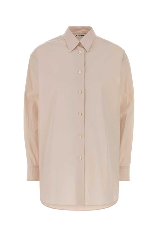 Light pink poplin oversize shirt JIL SANDER (J03DL0223J45342)