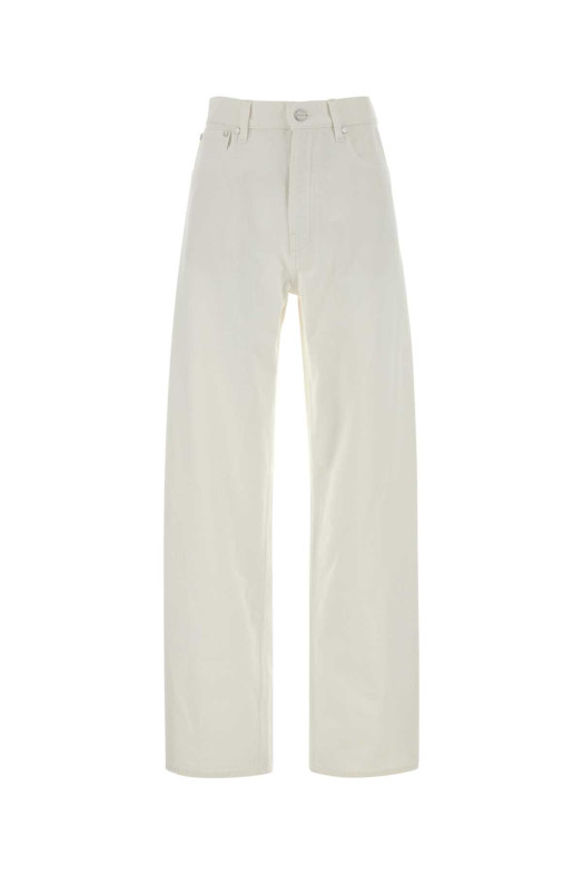 White denim jeans Black JIL SANDER (J03KA0356J46463)