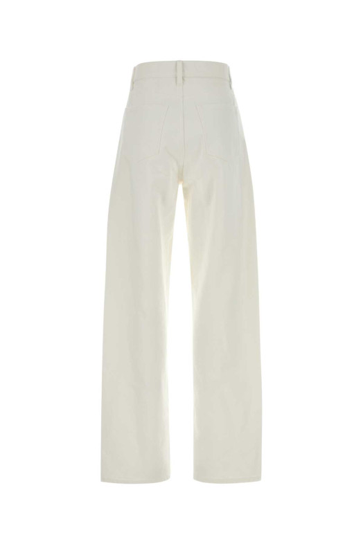 White denim jeans Black JIL SANDER (J03KA0356J46463)