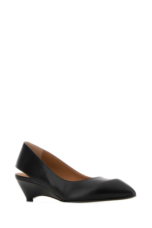 Black leather pumps JIL SANDER (J16WN0001P7689)