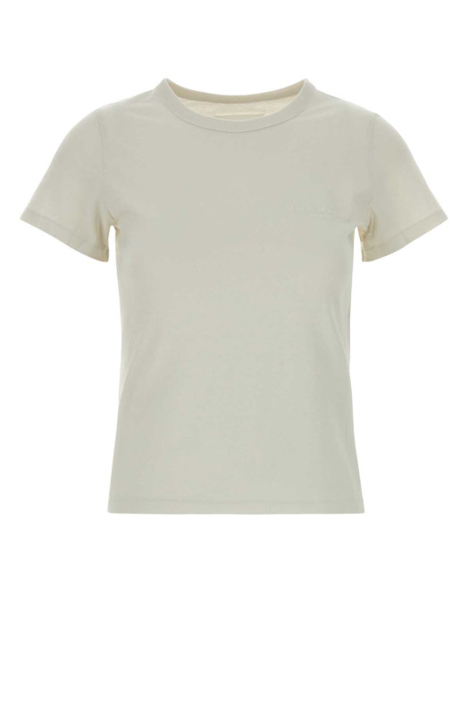 Chalk cotton t-shirt MAISON MARGIELA (S29GC0312S24575)