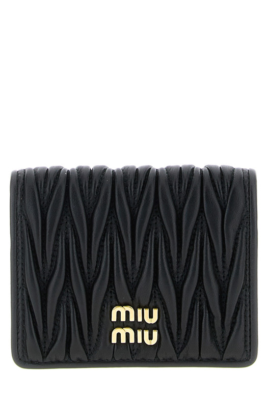 Кошелек с небольшой кисточкой, черный MIU MIU 5MV204AFPPF0002