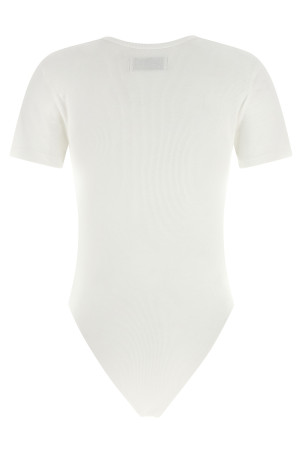 'Orb Bas Relief' bodysuit White