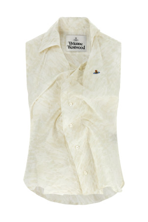 'Drunken' shirt Beige