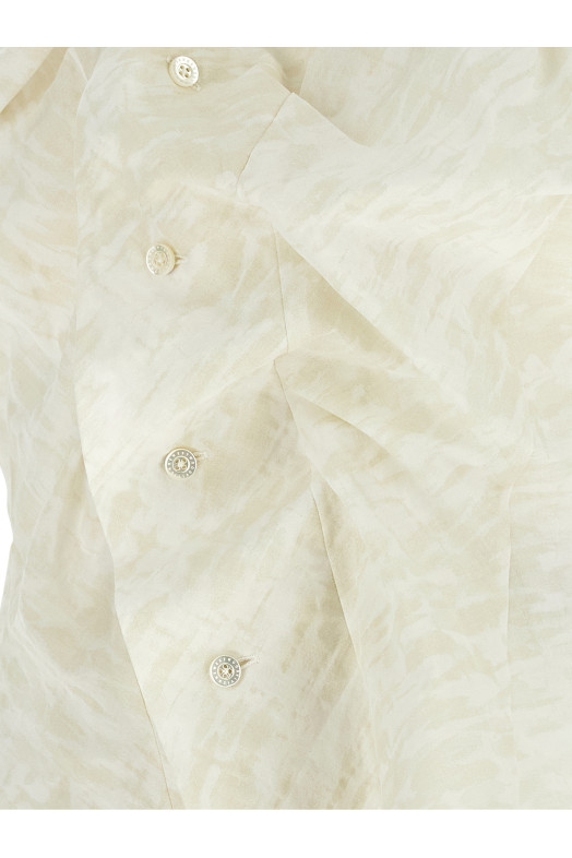 'Drunken' shirt Beige