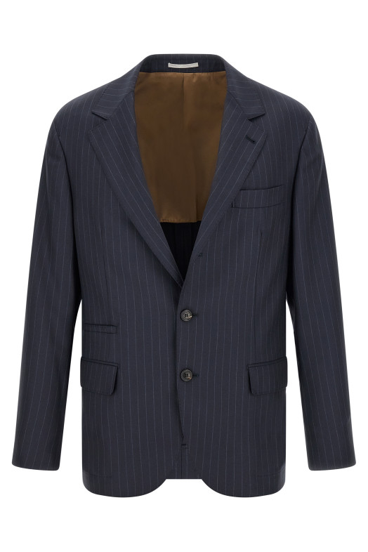 Pinstripe batavia blazer Blue
