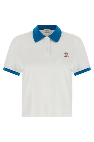 'Medusa' polo shirt Blue