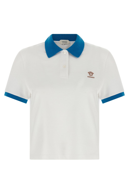 'Medusa' polo shirt Blue