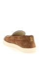 Лоферы из замши с шевронным узором, коричневые BRUNELLO CUCINELLI MZUHVSN335C2692