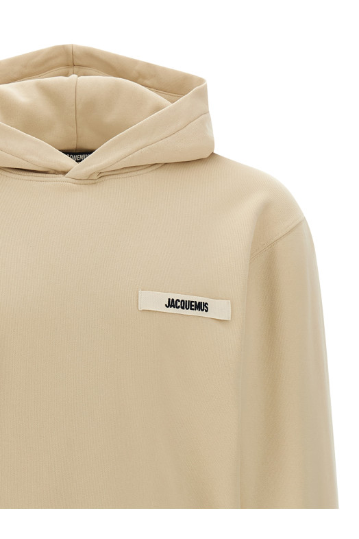 Толстовка «Le Hoodie Gros-Grain», бежевая 25EHOM00247AJ00126150