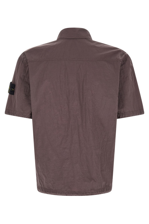 Накидка из нейлона с металлическим блеском, фиолетовая STONE ISLAND L1S151200028S0019V008F