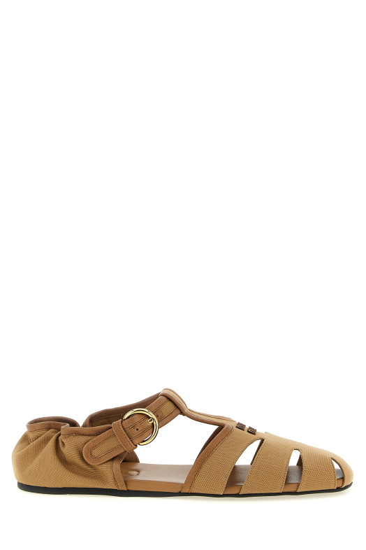'Ruches' sandals Beige