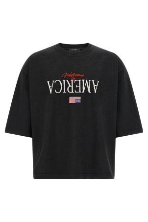 'Welcome To America- Buffalo' T-shirt Black