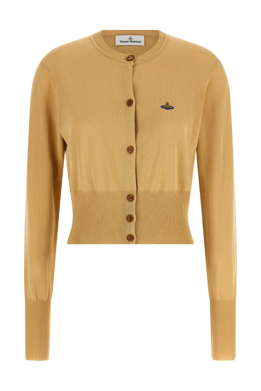 'Bea Cropped' cardigan Beige