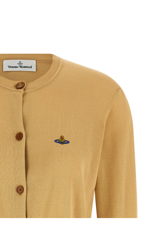 'Bea Cropped' cardigan Beige