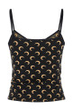 'All Over Moon' top Black