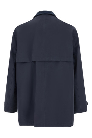 Techno cotton jacket Blue