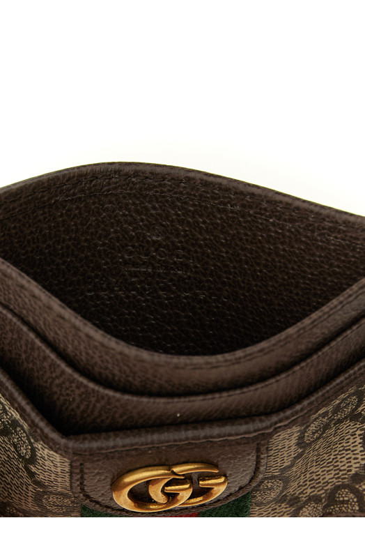 'Ophidia' card holder Brown