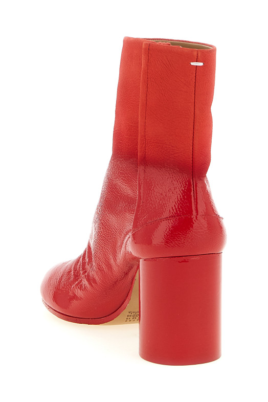 'Tabi' ankle boots Red