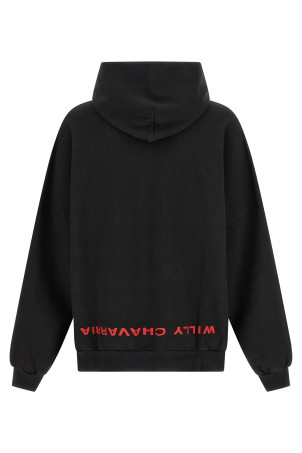 'Welcome To America-Hooligan' hoodie Black