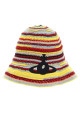 Вязаная крючком шляпа-козырек, разноцветная VIVIENNE WESTWOOD 8102002XK007GO401
